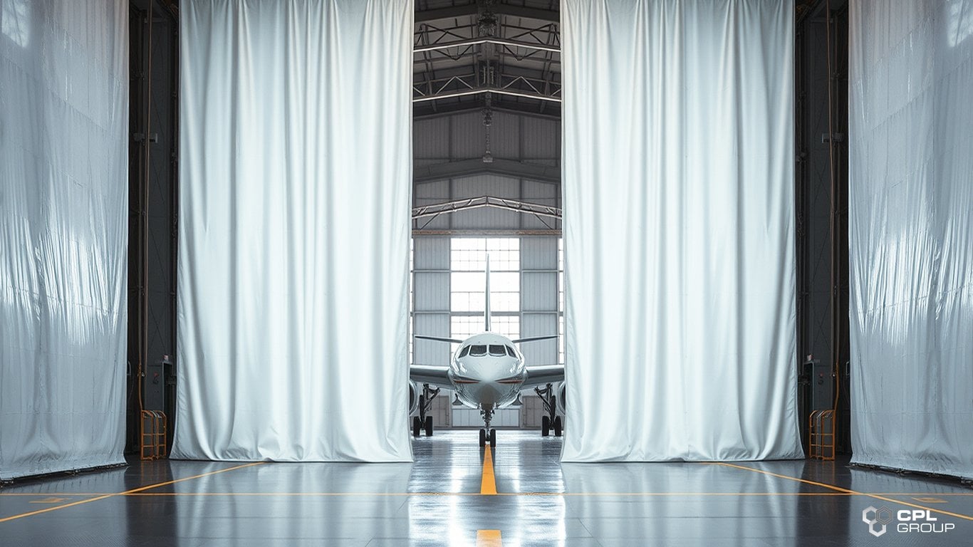 Hangar Paint Curtains