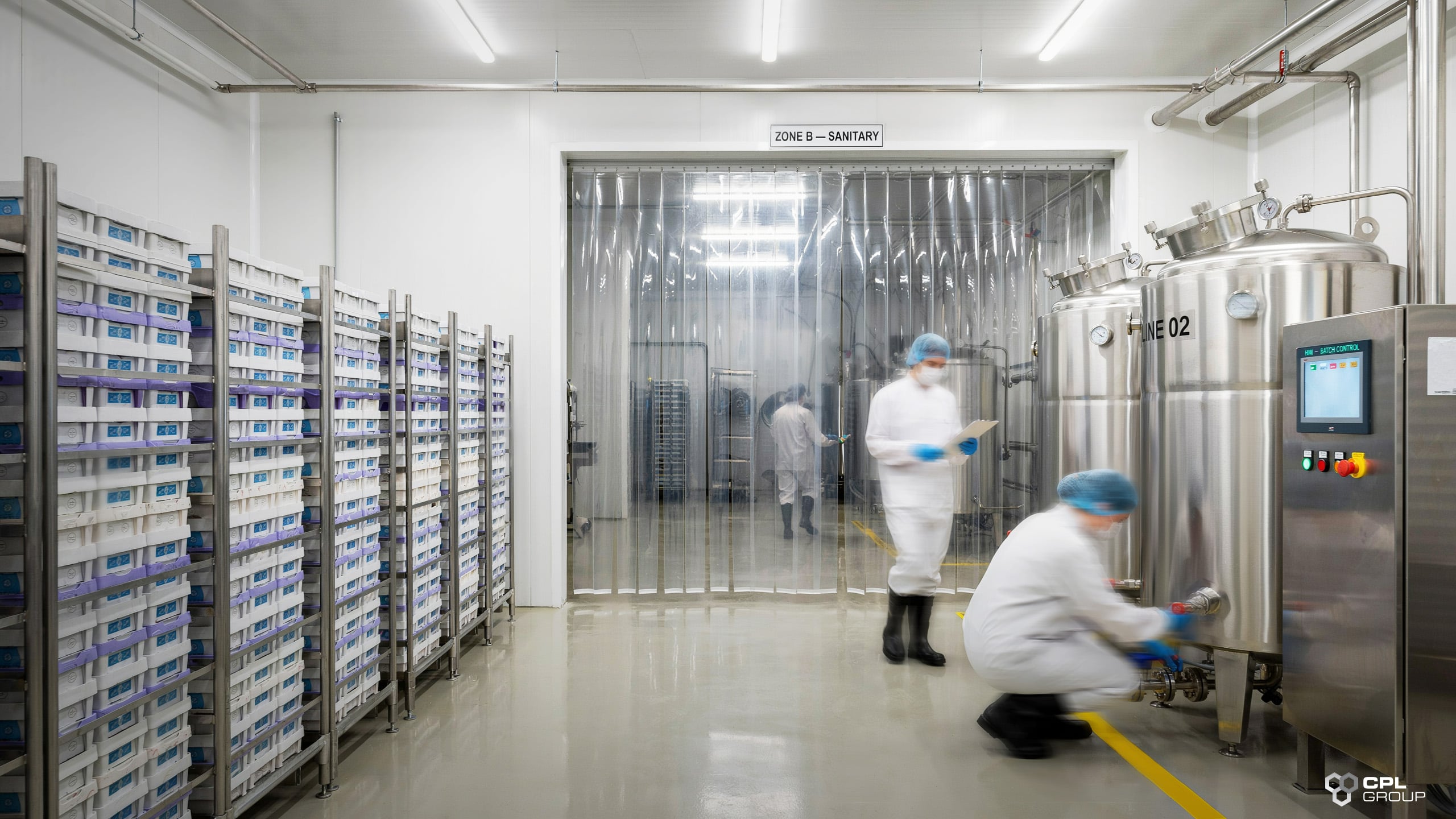 Food Processing Cross Contamination Contorl | PVC Strip Curtains and Flexi Doors | Hushtec Solutions